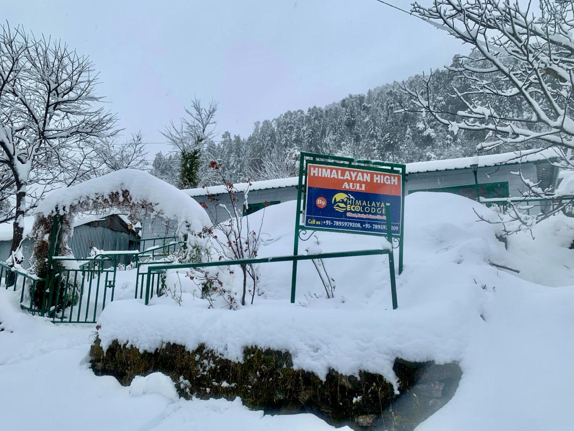 Himalayan High, Auli, By Himalayan Eco Lodges Joshimath Ngoại thất bức ảnh